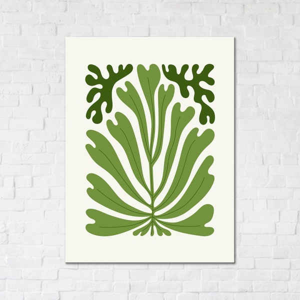 Постер Зелень. Постер для інтер'єру 30x40 см Brushme 