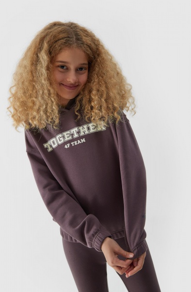 Джемпер 4F SWEATSHIRT F639 4FJAW23TSWSF639-50S фіолетовий