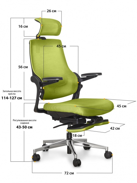 Кресло Mealux Y-565 KZ зеленый 