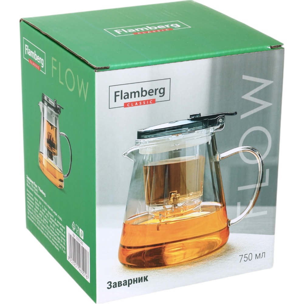 Чайник заварочный Flamberg Гунфу Flow 750 мл