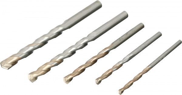 Набор сверл по бетону Hitachi 4-10 мм 5 шт.