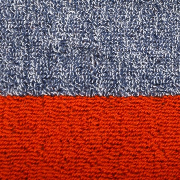 Рушник пляжний Home 90x160 см сірий із помаранчевим 