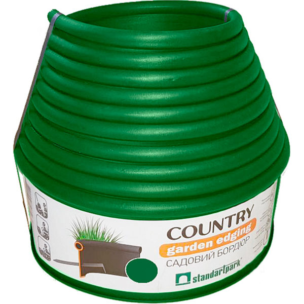 Декоративний бордюр Standartpark Кантрі Лайн Зелений L6м