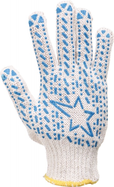 Рукавички Платінум Груп Х/Б(60) з покриттям ПВХ крапка XL (10) 10316091