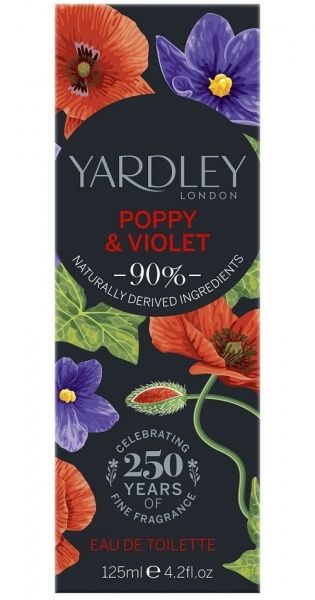 Туалетная вода Yardley Poppy & Violet 125 мл
