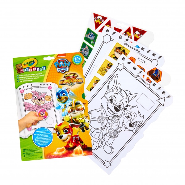 Набор для рисования Mini Kids со стикерами Paw Patrol Crayola 