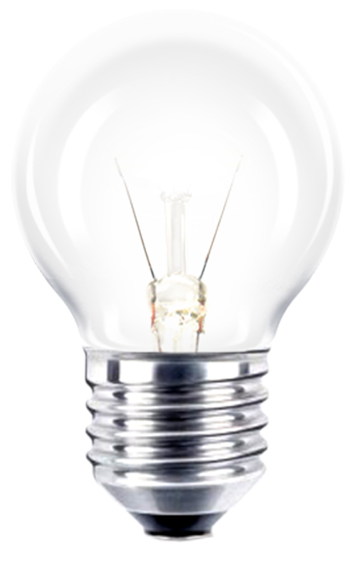 Лампа розжарювання Іскра PS45 60 Вт E27 230 В (Iskra Б 230-60-TS-PS45 Е27*100)