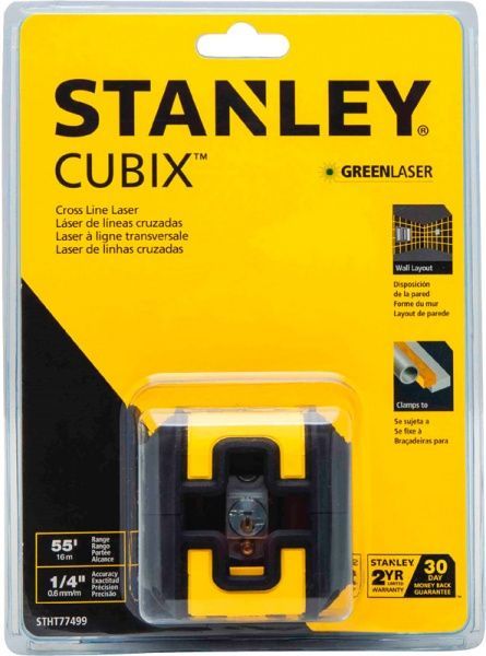 Рівень лазерний Stanley CUBIX® Green Beam Cross Line STHT77499-1
