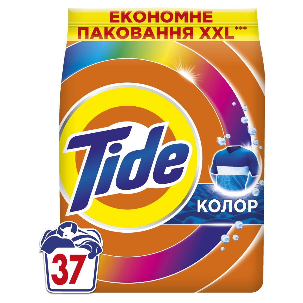 Пральний порошок для машинного та ручного прання Tide Аква-Пудра Color 5 кг