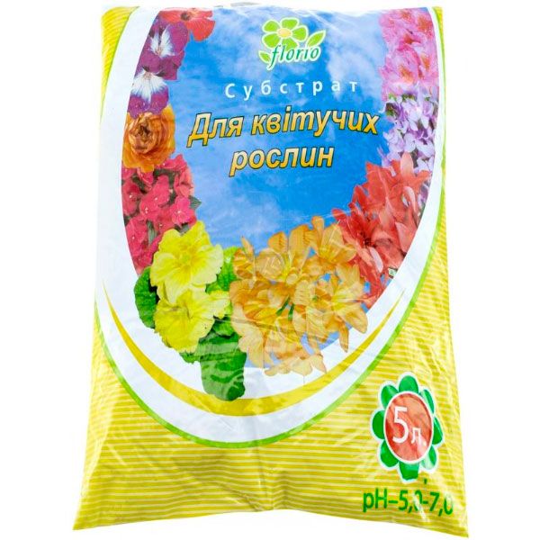 Субстрат Florio для цветущих растений 5 л