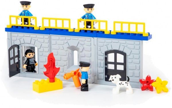 Конструктор строительный Полесье Полицейский участок 77530