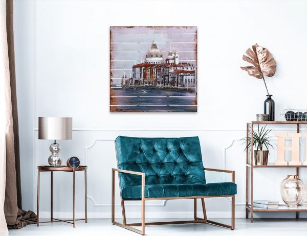 Картина 3D Гранд канал 91x91 см 