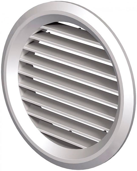 Решетка Вентс МВ 50/2бВ пластик белый 