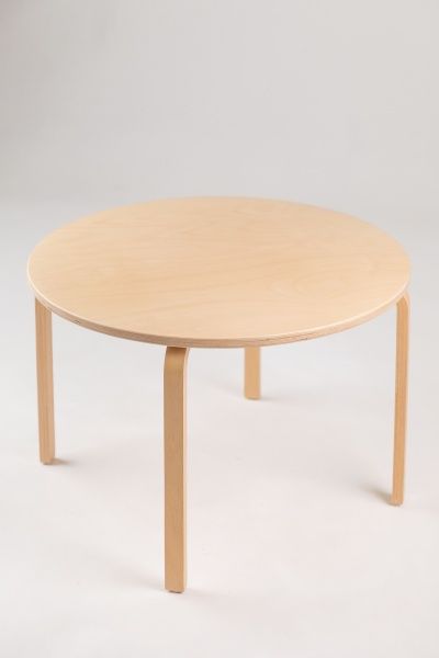 Стіл журнальний круглий бук/натуральний 700x500мм 