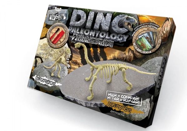 Игровой набор Danko Toys для проведения раскопок DINO PALEONTOLOGY (5) в ассортименте DP-01-01…05