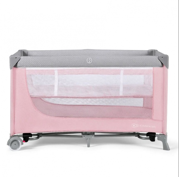 Манеж-ліжко Kinderkraft Leody Pink KCLEOD00PNK0000