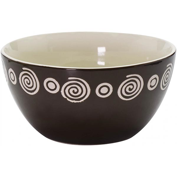 Салатник коричнева 16 см