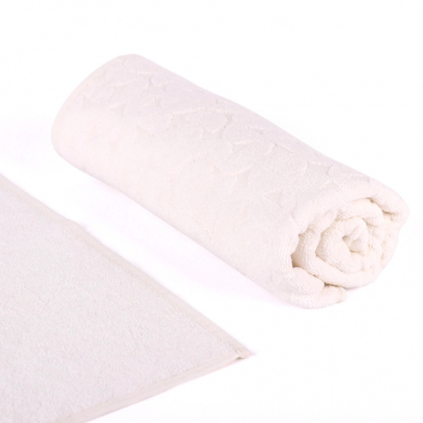 Полотенце махровое Rice жаккард 50x90 см белый La Nuit 