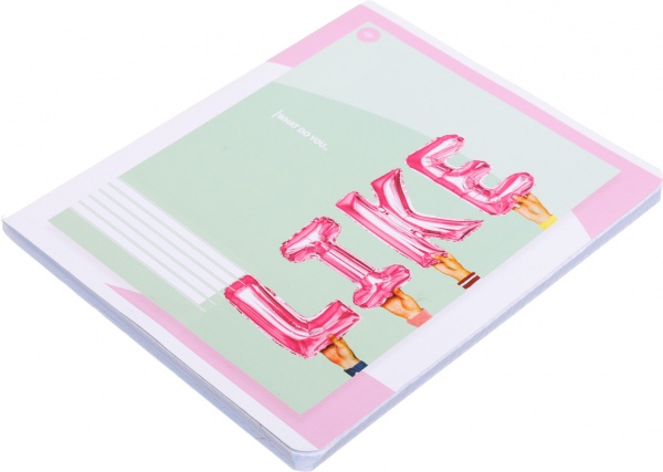 Тетрадь школьная Лайтгрин 96 листов в клеточку