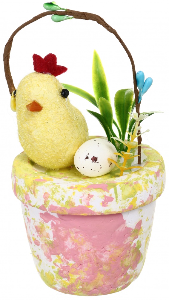 Украшение пасхальное Корзина 14х7х7 см G2022-110