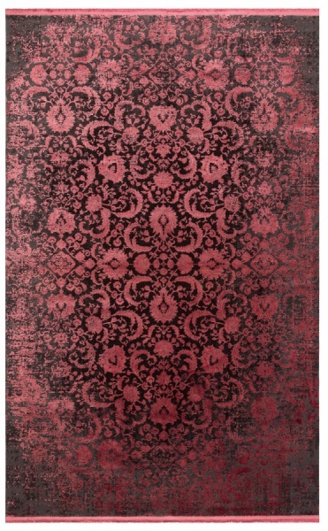 Ковер Ekohali Cordoba DB 02 Antrasit Burgundy 160x230 см 