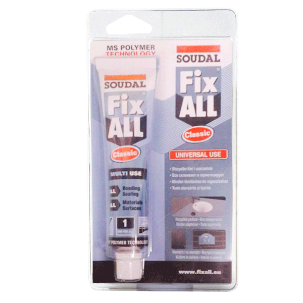 Клей-герметик Soudal Fix All белый 80 мл