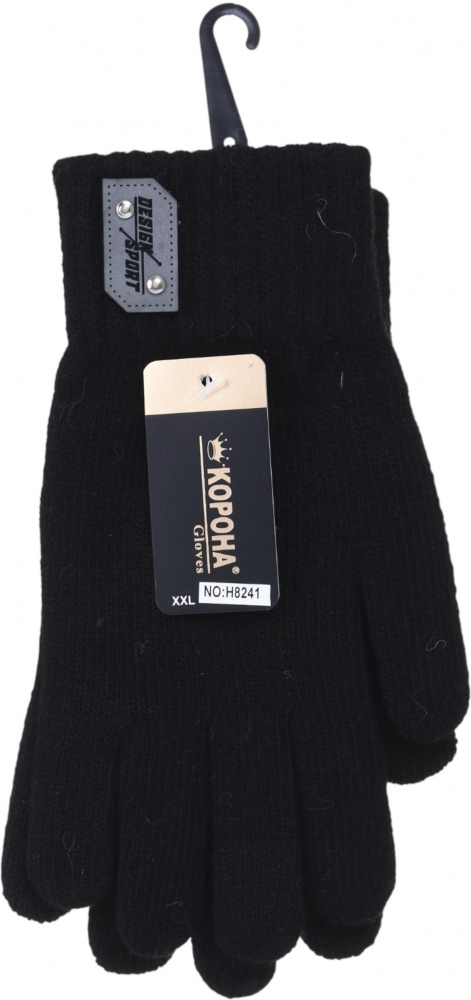 Рукавицы Корона 8241 р.one size черный