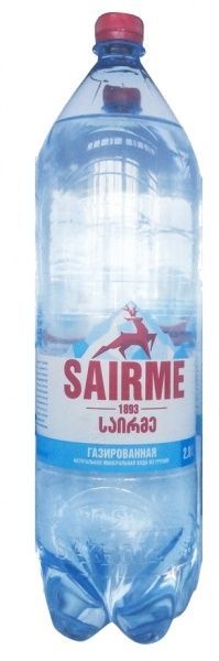 Вода минеральная Sairme сильногазированная 2 л (4860001590193) 