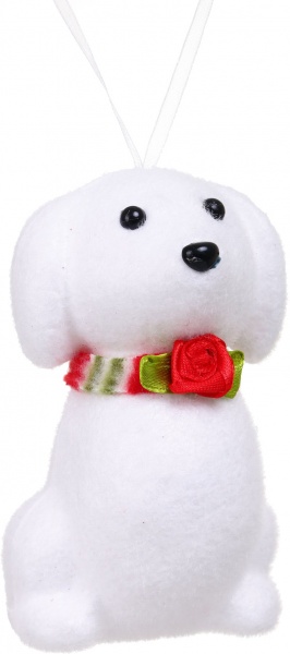 Елочная игрушка Песик 8 см HF20Y10-03 