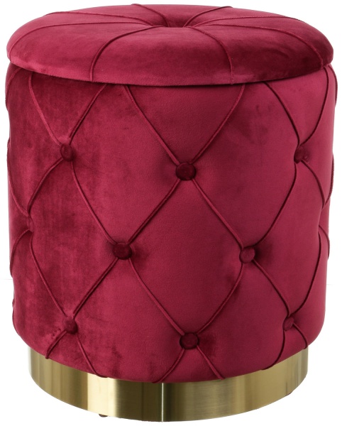 Сундук-пуф Louis бордо 40х40х44 см 