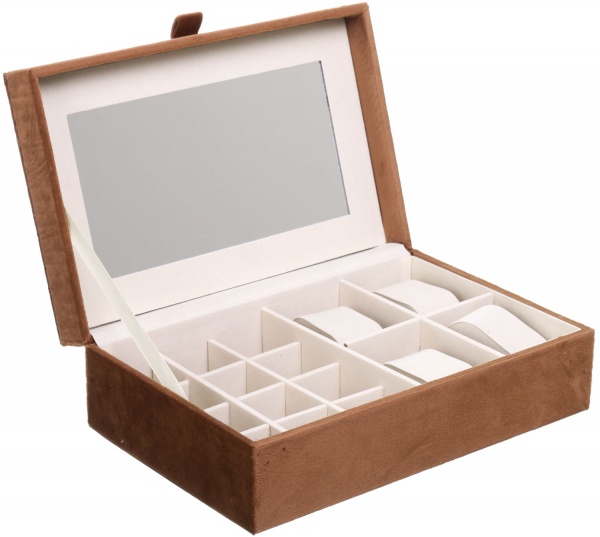 Скриня Royal Taupe для ювелірних виробів 250х160х70 мм 