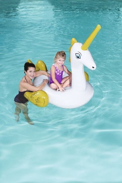 Крісло надувне Bestway 41104 145 см ø165 Єдиноріг