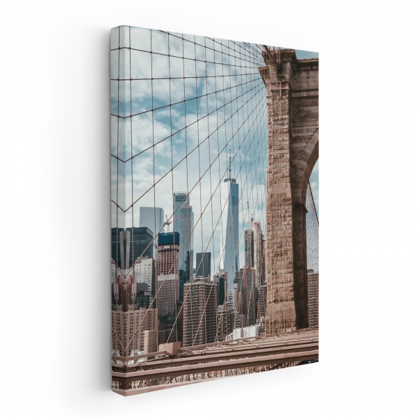 Картина на холсте Бруклинский мост 50x70 см WS Holst 14082219,2 