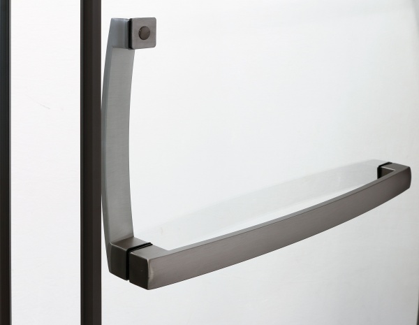 Душевое ограждение ScandiSPA NARVIK 90x90x200 серый никель