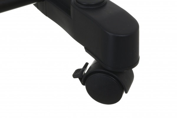 Держатель для одежды 800x420x950 (1650) мм одинарный передвижной на колесах черный