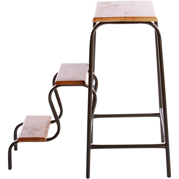 Табурет-драбина Зігер бронза/черешня 640х230х300 мм