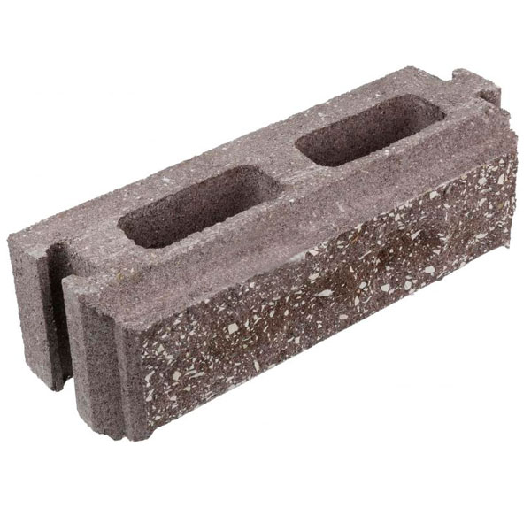 Элемент подмурка Кая 80x240x75 мм коричнево-белый Моноліт-Брук 