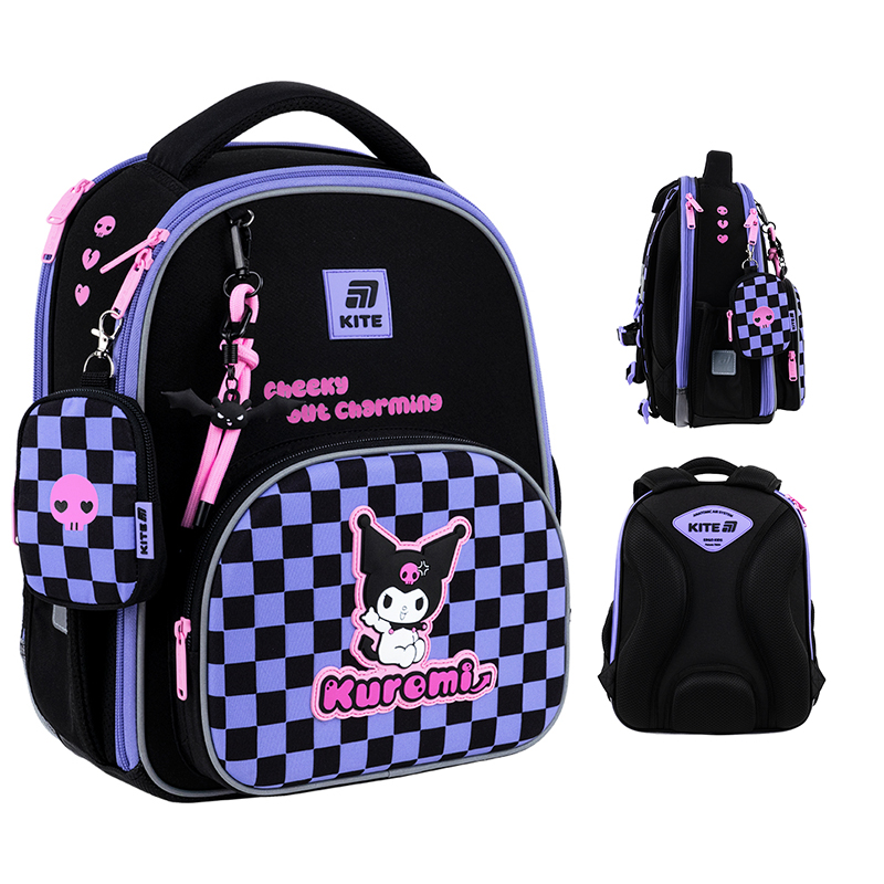 Рюкзак каркасный KITE Education Kuromi HK25-556M