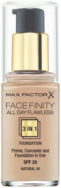 Тональная основа Max Factor FACEFINITY № 50 натуральный 30 мл