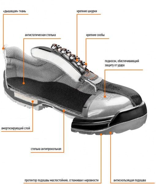 Ботинки NEO tools 82-011 р.40 черный