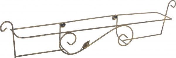 Підставка для квітів Балкон середній 94х14x20 см коричневий 