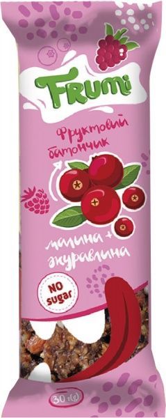 Батончик Frumi малина-журавлина 30 г (11490) 