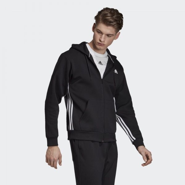 Джемпер Adidas M MH 3S FZ DX7657 р. XL чорний