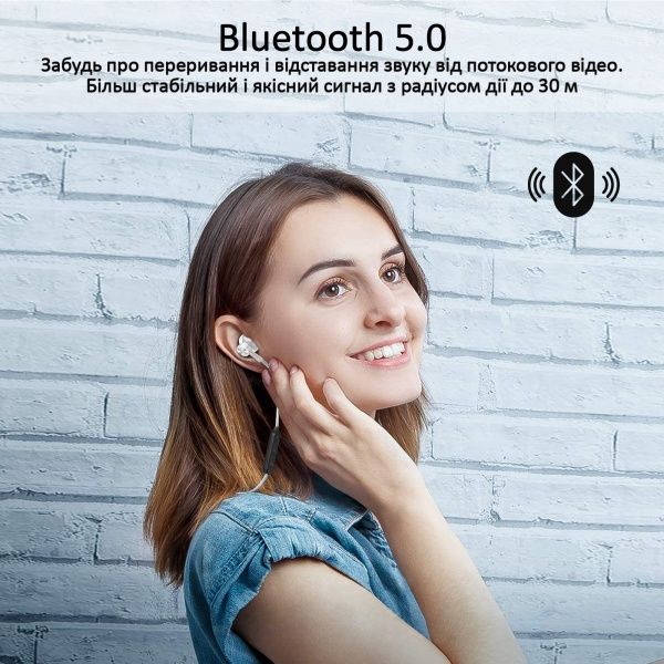 Навушники Promate Bluetooth 5 IPX5 silver (dynamic-x5.silver) 