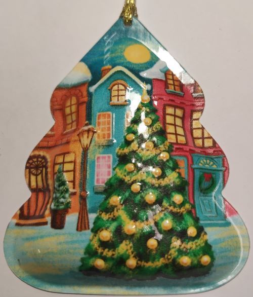 Ялинкова іграшка Ялинка 10 см 