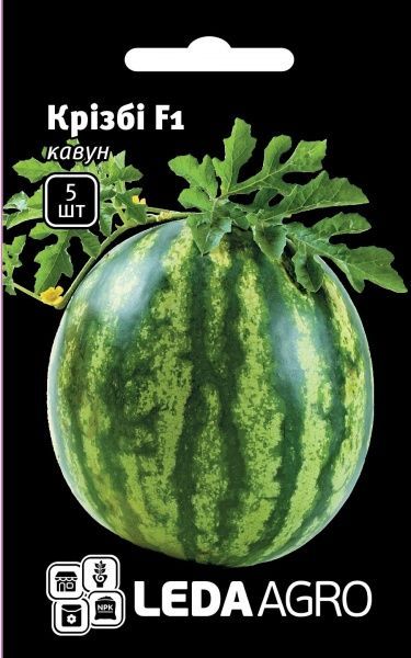 Насіння LedaAgro кавун Крізбі F1 5 шт. (4820119792193)