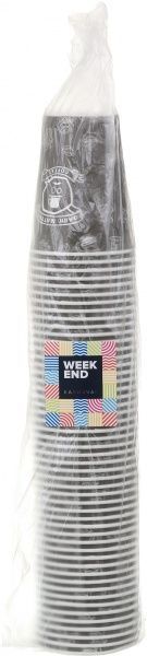 Стакан бумажный с рисунком 250 мл 50 шт.