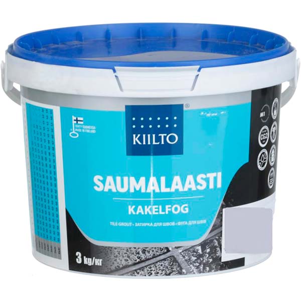 Фуга Kiilto 87 3 кг дымчато-серый 