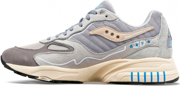 Кроссовки Saucony 3D GRID HURRICANE 70670-6s р.44 серый