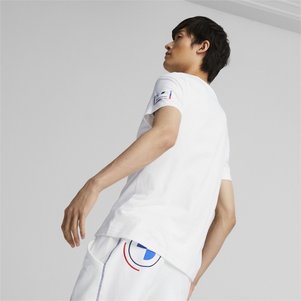 Футболка Puma BMW MMS STATEMENT GRAPHIC TEE PUMA WHITE 53480302 р.S білий